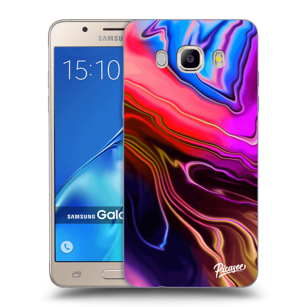 Picasee átlátszó szilikon tok az alábbi mobiltelefonokra Samsung Galaxy J5 2016 J510F - Electric
