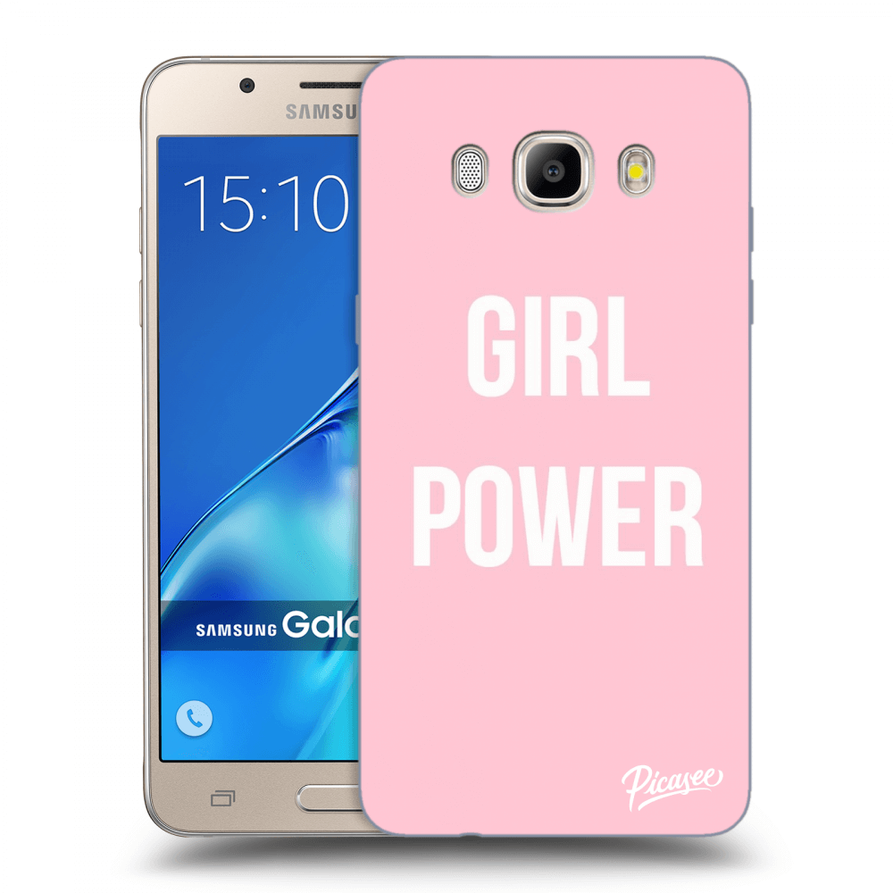 Picasee átlátszó szilikon tok az alábbi mobiltelefonokra Samsung Galaxy J5 2016 J510F - Girl power