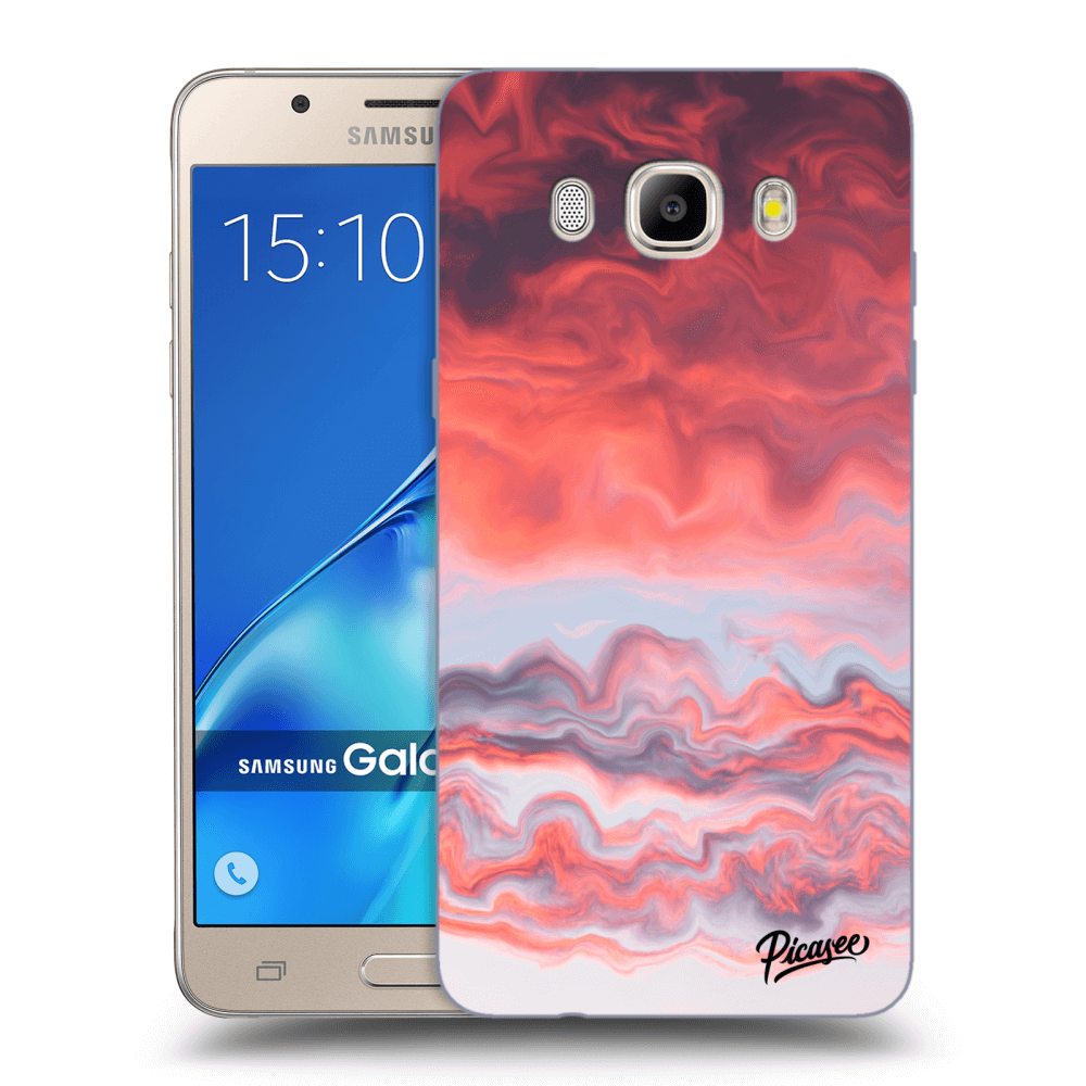 Picasee átlátszó szilikon tok az alábbi mobiltelefonokra Samsung Galaxy J5 2016 J510F - Sunset