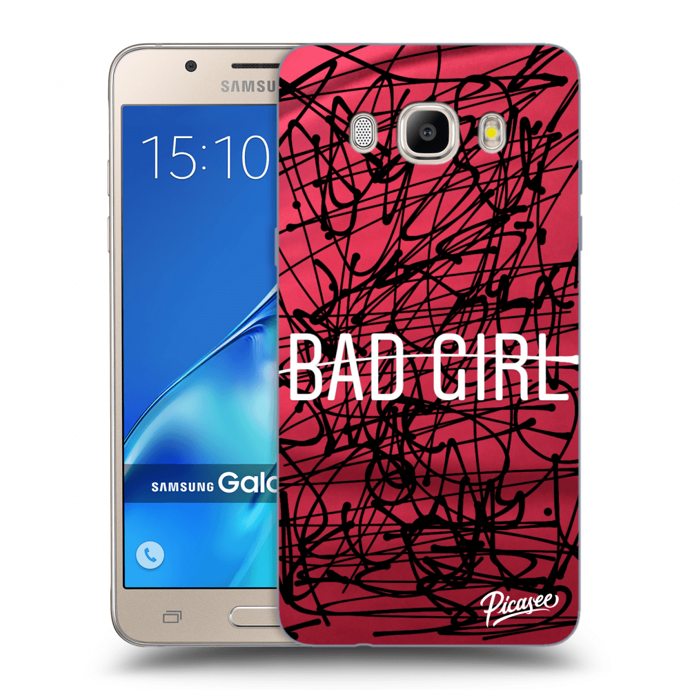 Picasee átlátszó szilikon tok az alábbi mobiltelefonokra Samsung Galaxy J5 2016 J510F - Bad girl