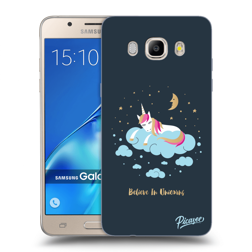 Picasee átlátszó szilikon tok az alábbi mobiltelefonokra Samsung Galaxy J5 2016 J510F - Believe In Unicorns