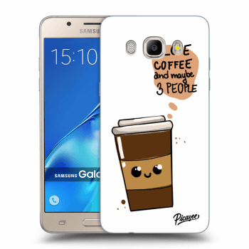 Picasee átlátszó szilikon tok az alábbi mobiltelefonokra Samsung Galaxy J5 2016 J510F - Cute coffee