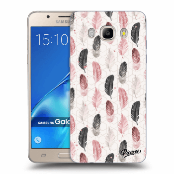 Picasee átlátszó szilikon tok az alábbi mobiltelefonokra Samsung Galaxy J5 2016 J510F - Feather 2