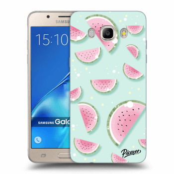 Picasee átlátszó szilikon tok az alábbi mobiltelefonokra Samsung Galaxy J5 2016 J510F - Watermelon 2