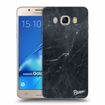 Picasee átlátszó szilikon tok az alábbi mobiltelefonokra Samsung Galaxy J5 2016 J510F - Black marble
