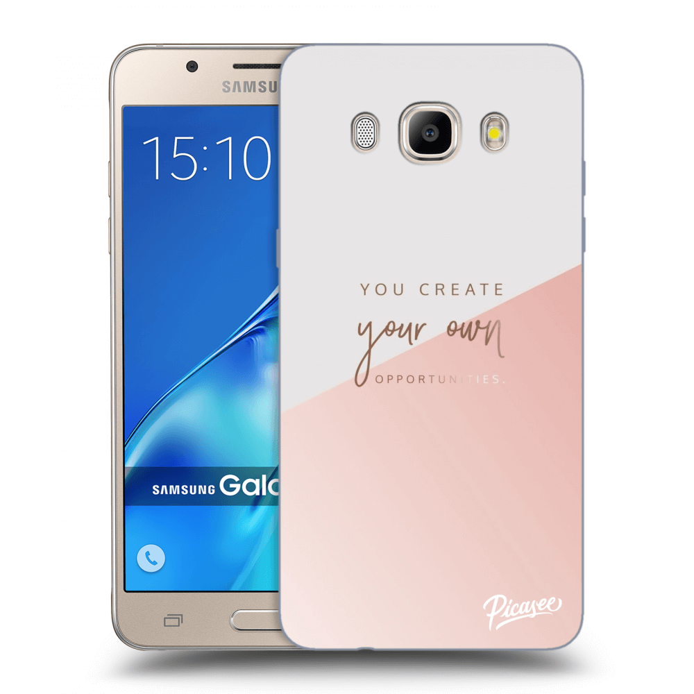 Picasee átlátszó szilikon tok az alábbi mobiltelefonokra Samsung Galaxy J5 2016 J510F - You create your own opportunities