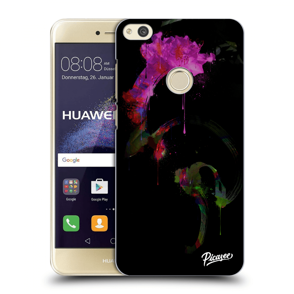 Picasee átlátszó szilikon tok az alábbi mobiltelefonokra Huawei P9 Lite 2017 - Peony black