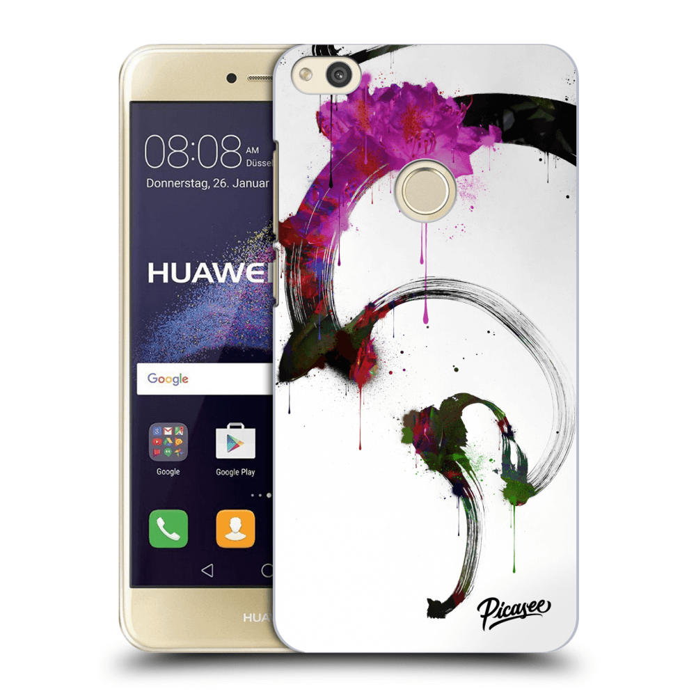 Picasee átlátszó szilikon tok az alábbi mobiltelefonokra Huawei P9 Lite 2017 - Peony White