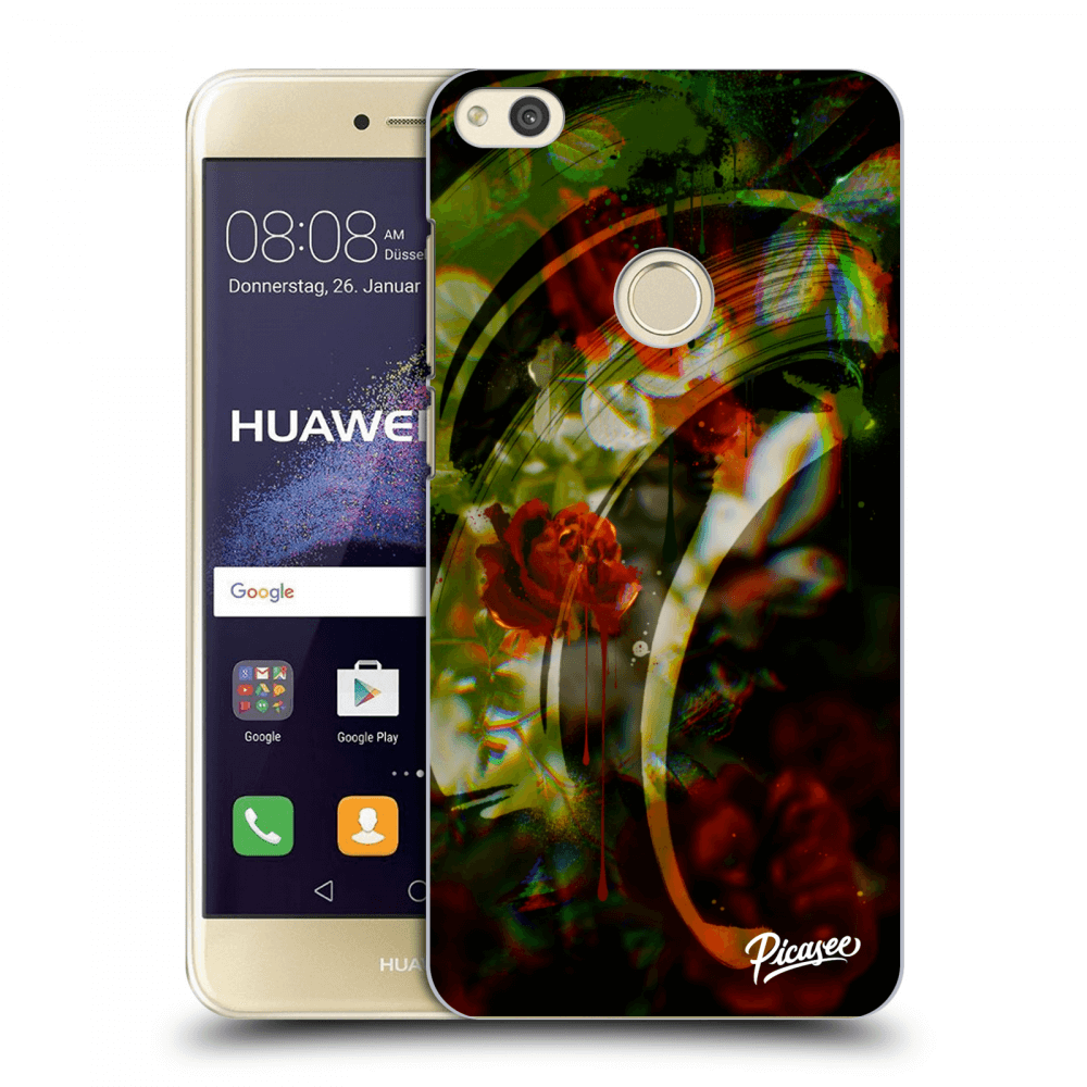 Picasee átlátszó szilikon tok az alábbi mobiltelefonokra Huawei P9 Lite 2017 - Roses color