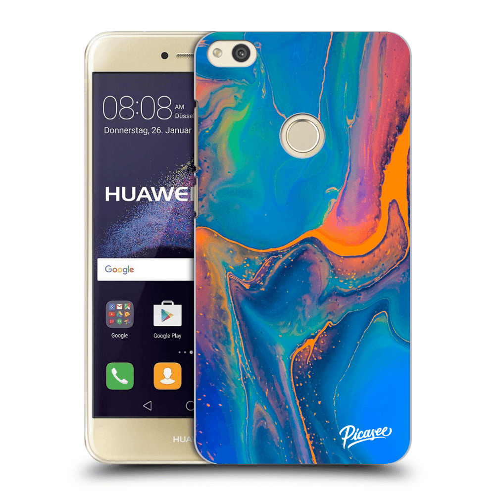 Picasee átlátszó szilikon tok az alábbi mobiltelefonokra Huawei P9 Lite 2017 - Rainbow