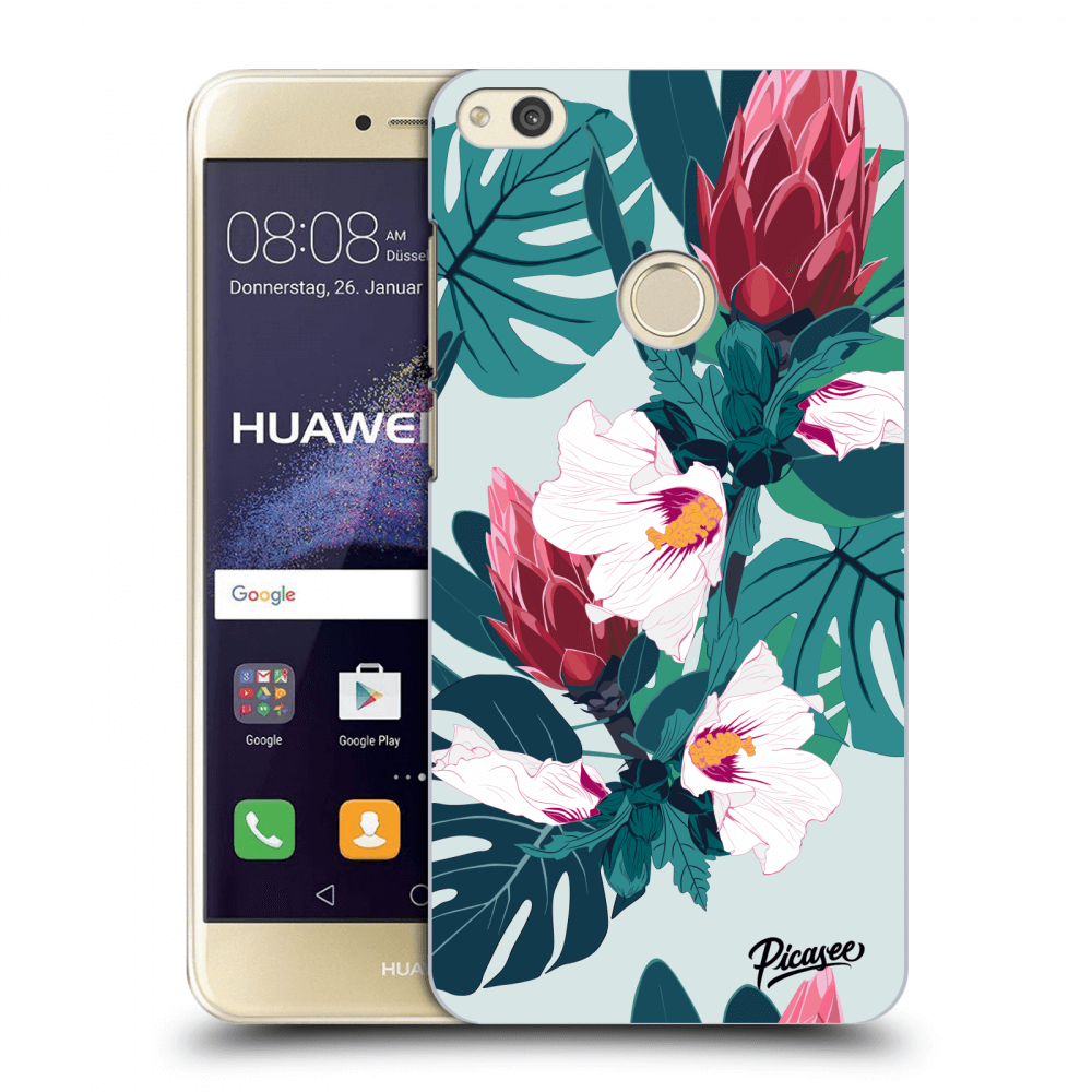 Picasee átlátszó szilikon tok az alábbi mobiltelefonokra Huawei P9 Lite 2017 - Rhododendron