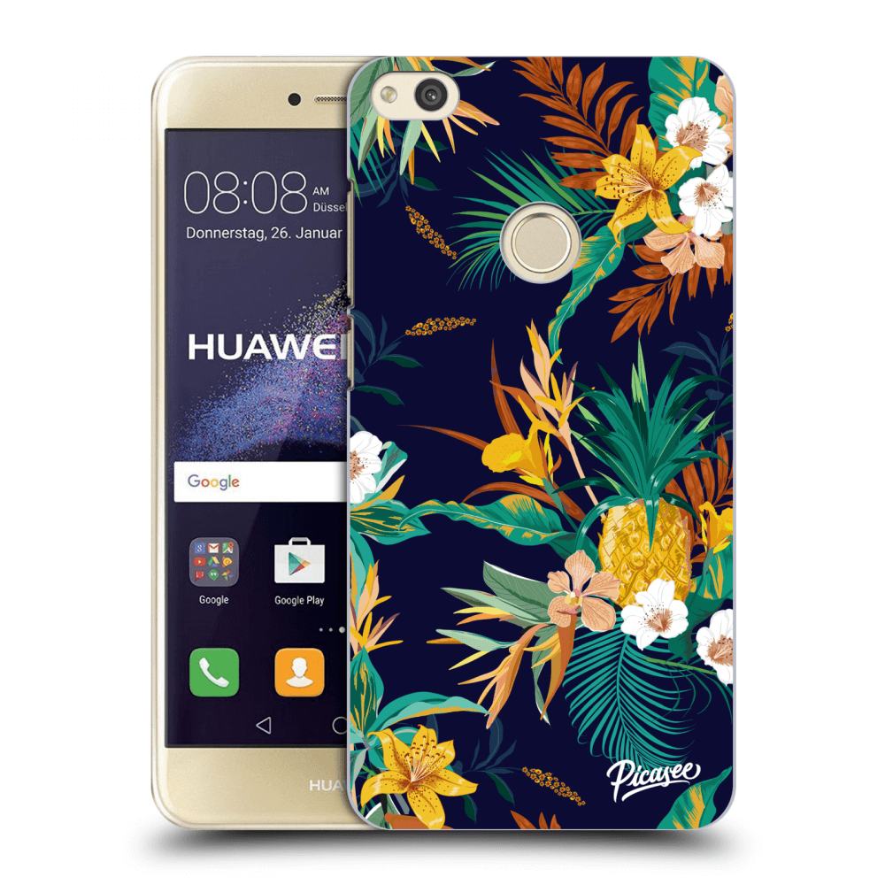 Picasee átlátszó szilikon tok az alábbi mobiltelefonokra Huawei P9 Lite 2017 - Pineapple Color