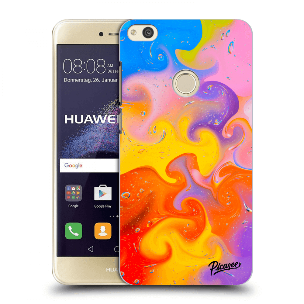 Picasee átlátszó szilikon tok az alábbi mobiltelefonokra Huawei P9 Lite 2017 - Bubbles