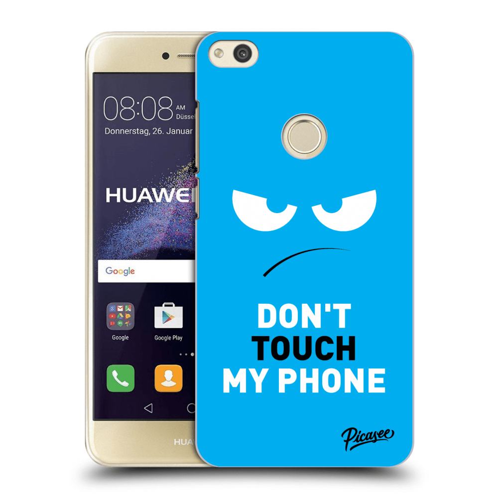 Picasee átlátszó szilikon tok az alábbi mobiltelefonokra Huawei P9 Lite 2017 - Angry Eyes - Blue
