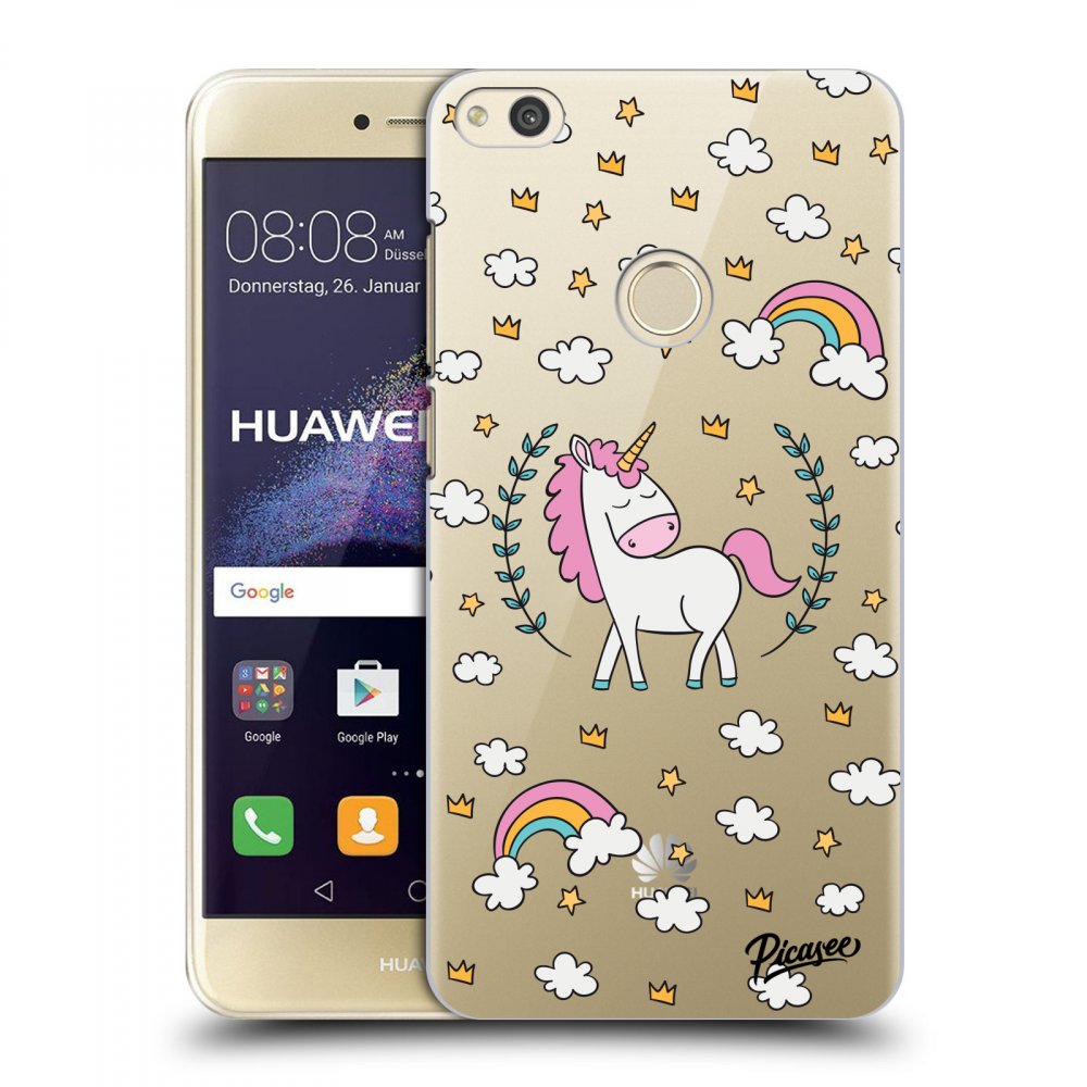 Picasee átlátszó szilikon tok az alábbi mobiltelefonokra Huawei P9 Lite 2017 - Unicorn star heaven