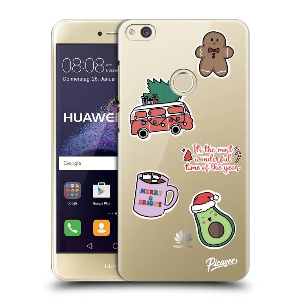 Picasee átlátszó szilikon tok az alábbi mobiltelefonokra Huawei P9 Lite 2017 - Christmas Stickers