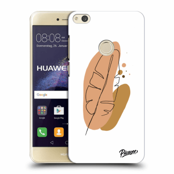 Picasee átlátszó szilikon tok az alábbi mobiltelefonokra Huawei P9 Lite 2017 - Feather brown