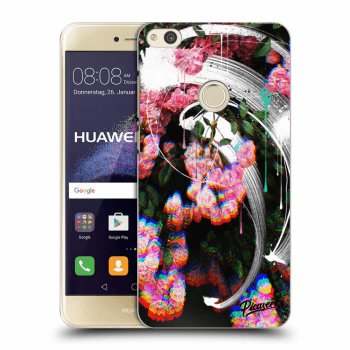 Picasee átlátszó szilikon tok az alábbi mobiltelefonokra Huawei P9 Lite 2017 - Rosebush white