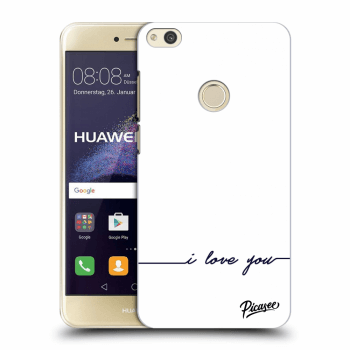 Picasee átlátszó szilikon tok az alábbi mobiltelefonokra Huawei P9 Lite 2017 - I love you