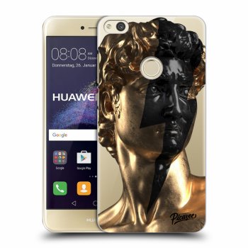 Picasee átlátszó szilikon tok az alábbi mobiltelefonokra Huawei P9 Lite 2017 - Wildfire - Gold