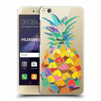 Picasee átlátszó szilikon tok az alábbi mobiltelefonokra Huawei P9 Lite 2017 - Pineapple