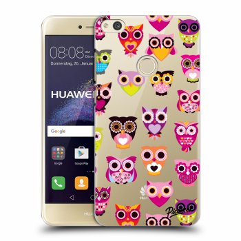 Picasee átlátszó szilikon tok az alábbi mobiltelefonokra Huawei P9 Lite 2017 - Owls