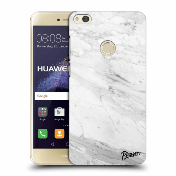 Picasee átlátszó szilikon tok az alábbi mobiltelefonokra Huawei P9 Lite 2017 - White marble
