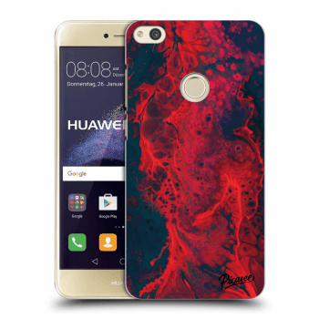 Picasee átlátszó szilikon tok az alábbi mobiltelefonokra Huawei P9 Lite 2017 - Organic red