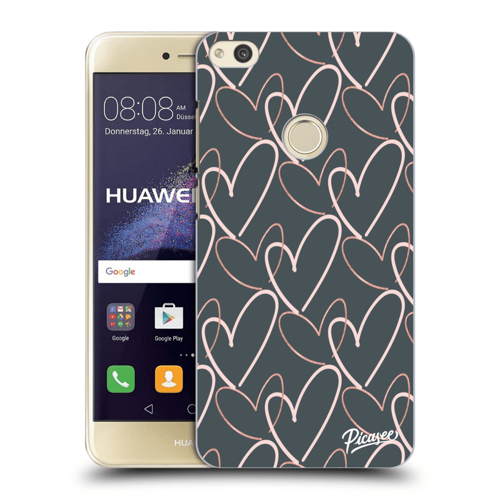 Picasee átlátszó szilikon tok az alábbi mobiltelefonokra Huawei P9 Lite 2017 - Lots of love