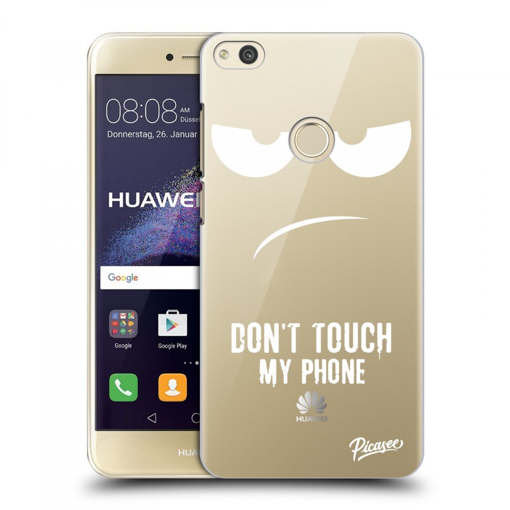 Picasee átlátszó szilikon tok az alábbi mobiltelefonokra Huawei P9 Lite 2017 - Don't Touch My Phone