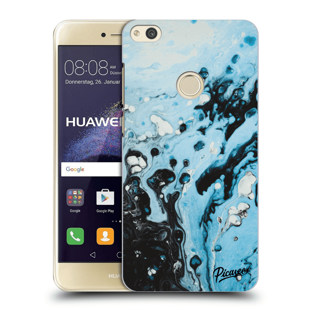 Picasee átlátszó szilikon tok az alábbi mobiltelefonokra Huawei P9 Lite 2017 - Organic blue