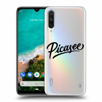Picasee átlátszó szilikon tok az alábbi mobiltelefonokra Xiaomi Mi A3 - Picasee - black