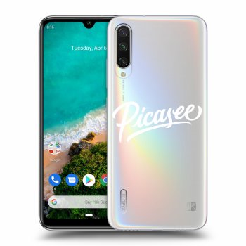 Picasee átlátszó szilikon tok az alábbi mobiltelefonokra Xiaomi Mi A3 - Picasee - White