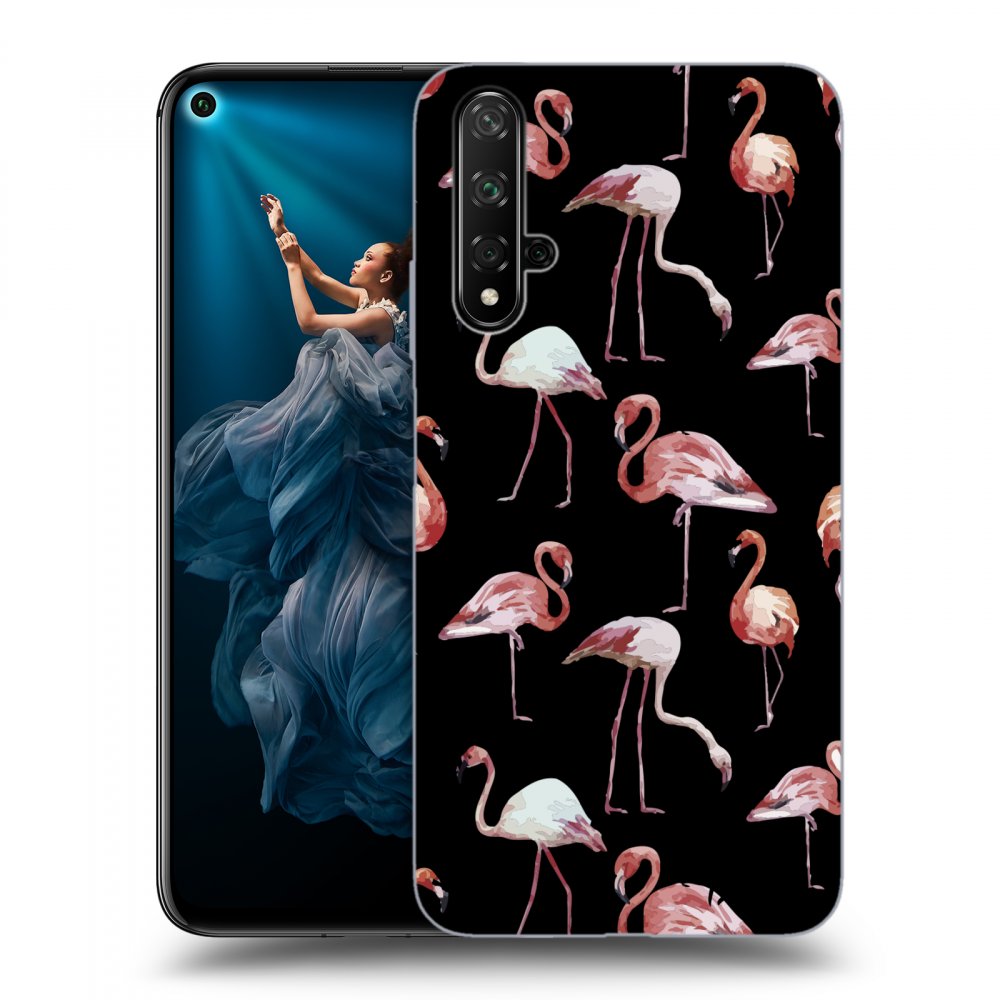 Picasee ULTIMATE CASE Honor 20 - készülékre - Flamingos