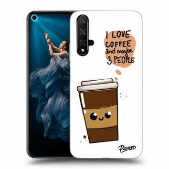 Szilikon tok erre a típusra Honor 20 - Cute coffee
