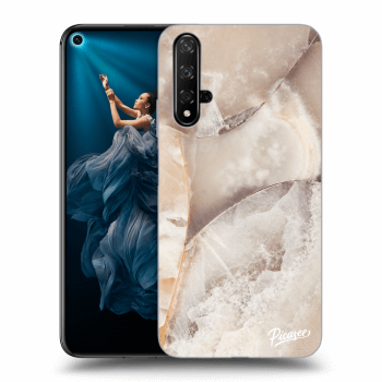 Szilikon tok erre a típusra Honor 20 - Cream marble