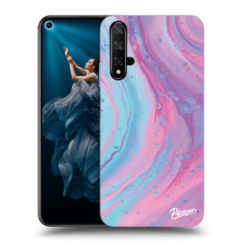 Szilikon tok erre a típusra Honor 20 - Pink liquid