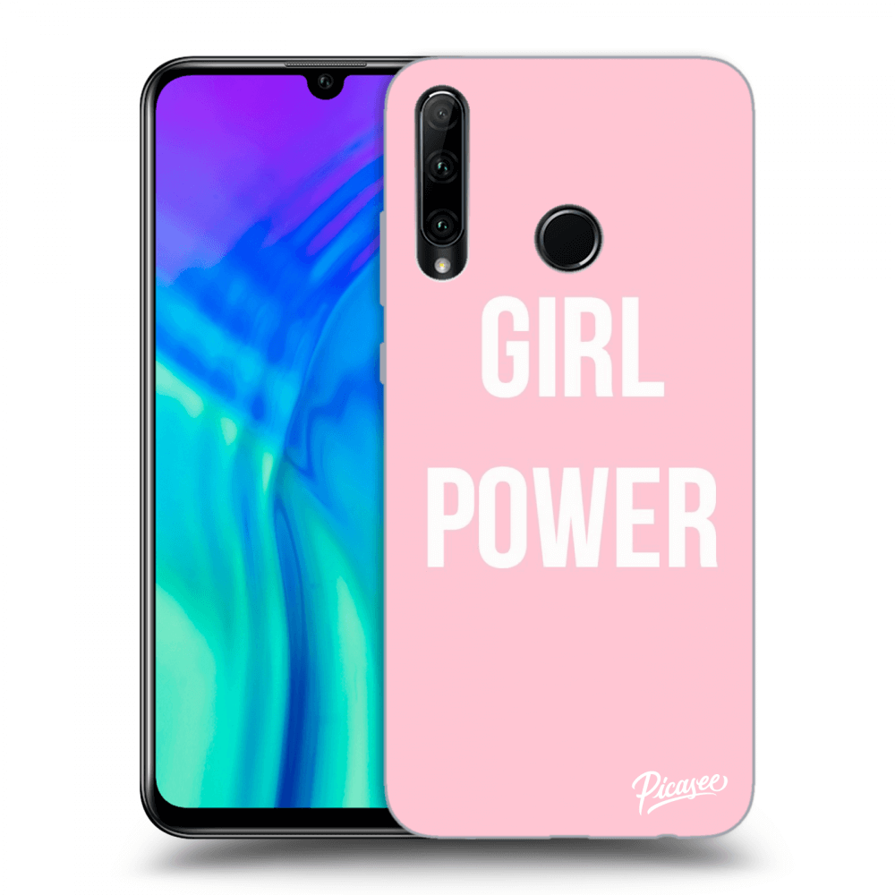 Picasee fekete szilikon tok az alábbi mobiltelefonokra Honor 20 Lite - Girl power