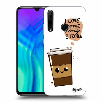 Szilikon tok erre a típusra Honor 20 Lite - Cute coffee