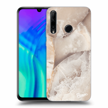 Szilikon tok erre a típusra Honor 20 Lite - Cream marble