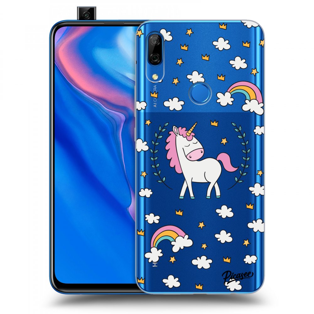 Picasee átlátszó szilikon tok az alábbi mobiltelefonokra Huawei P Smart Z - Unicorn star heaven