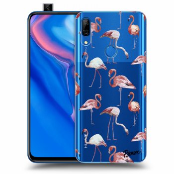 Picasee átlátszó szilikon tok az alábbi mobiltelefonokra Huawei P Smart Z - Flamingos