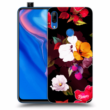 Picasee átlátszó szilikon tok az alábbi mobiltelefonokra Huawei P Smart Z - Flowers and Berries