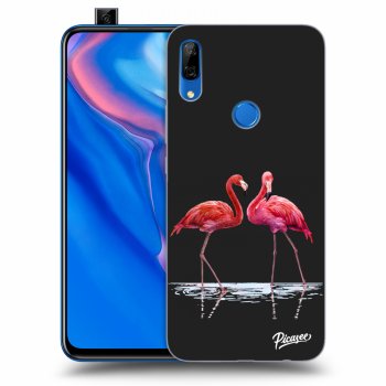 Picasee fekete szilikon tok az alábbi mobiltelefonokra Huawei P Smart Z - Flamingos couple
