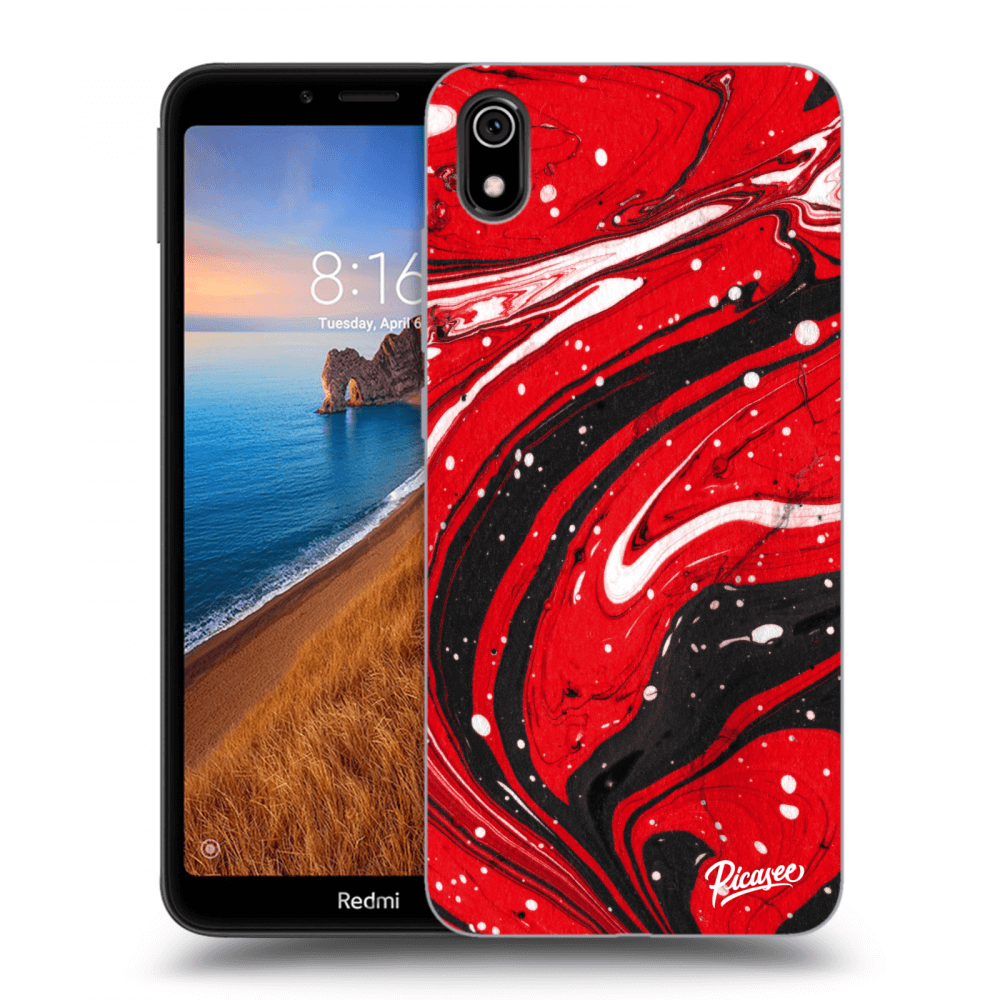 Picasee ULTIMATE CASE Xiaomi Redmi 7A - készülékre - Red black