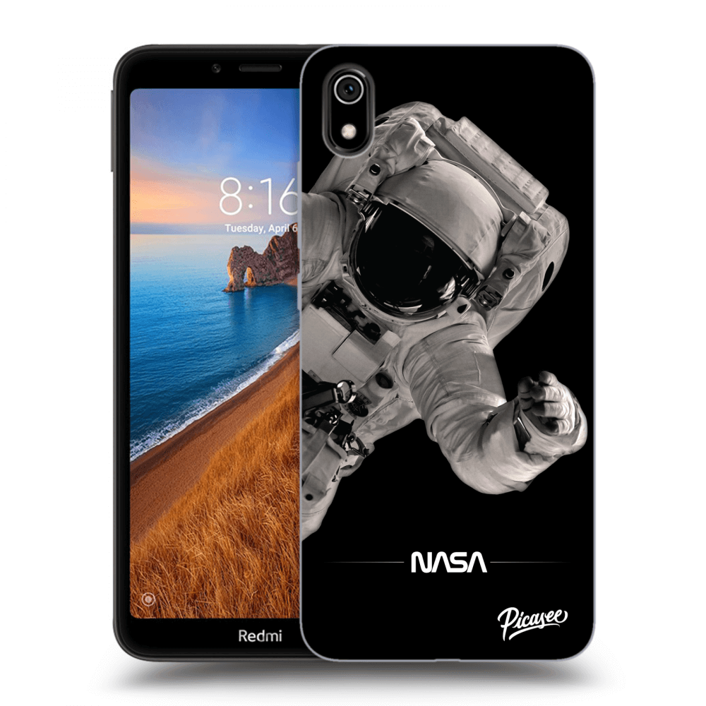 Picasee fekete szilikon tok az alábbi mobiltelefonokra Xiaomi Redmi 7A - Astronaut Big