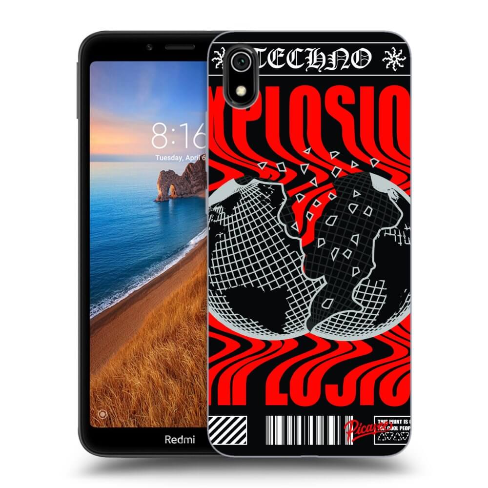 Picasee fekete szilikon tok az alábbi mobiltelefonokra Xiaomi Redmi 7A - EXPLOSION