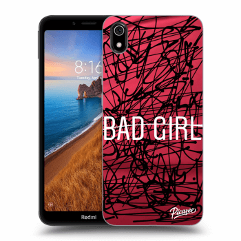 Picasee fekete szilikon tok az alábbi mobiltelefonokra Xiaomi Redmi 7A - Bad girl