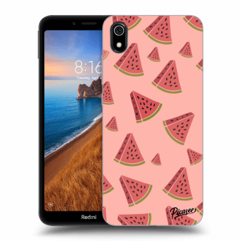 Picasee fekete szilikon tok az alábbi mobiltelefonokra Xiaomi Redmi 7A - Watermelon