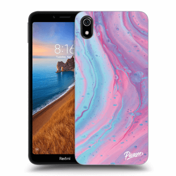 Szilikon tok erre a típusra Xiaomi Redmi 7A - Pink liquid